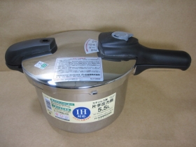 H-3554ステンレス製片手圧力鍋5.5L|パール金属製部品販売